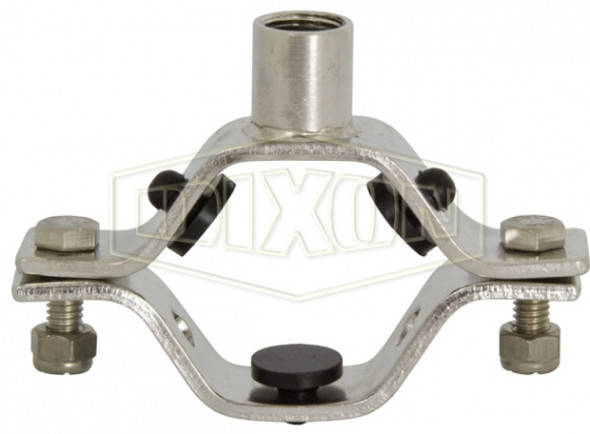 B24RGC13-G75 - Hex Hanger with Nitrile Grommets and All Thread Coupler 1/2"-13