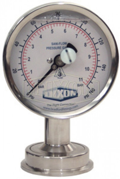 3S-B-2U-GFBTSS - Sanitary Pressure Gauge
