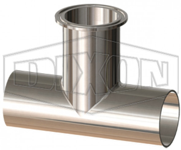 T7WWM-300PL - BioPharm Weld x Weld x Clamp Tee