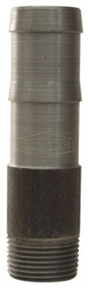 KRN1210 - King Steel Round Nipple for 2 Clamps