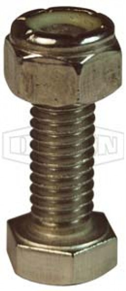 13NHN-G100-600 - Bolt with Nylock Nut