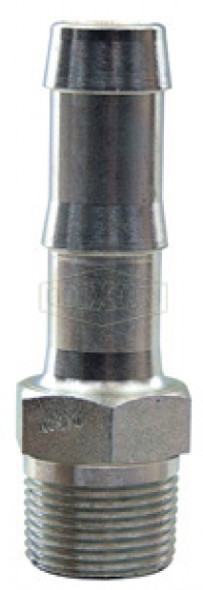 KHN332 - King Steel Hex Nipple for 2 Clamps