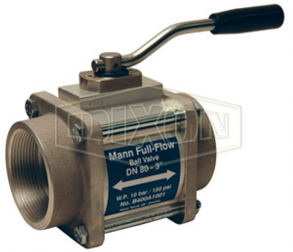 1WAYBV400 - Dixon MannTek One-Way Full Flow Female NPT Ball Valve