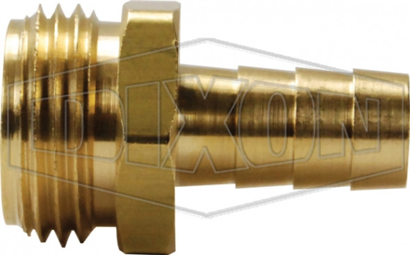 5850812C - Short Shank GHT Male Coupling with Hex Nut