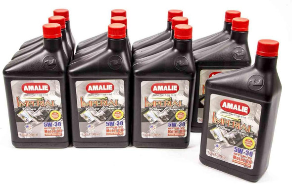 Amalie Imperial Turbo Formula 10W-40 Motor Oil (160-71086-56) 1 Quart Bottle, Pack of 12