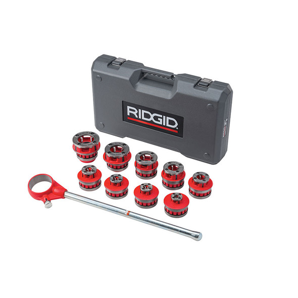 RIDGID 36505 12-R 1/8" - 2" NPT Exposed Ratchet Threader Set