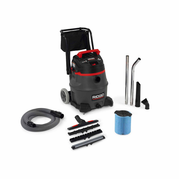 RIDGID 50363 RV2600B 16 Gal Red 2 Stage Wet/Dry Vac