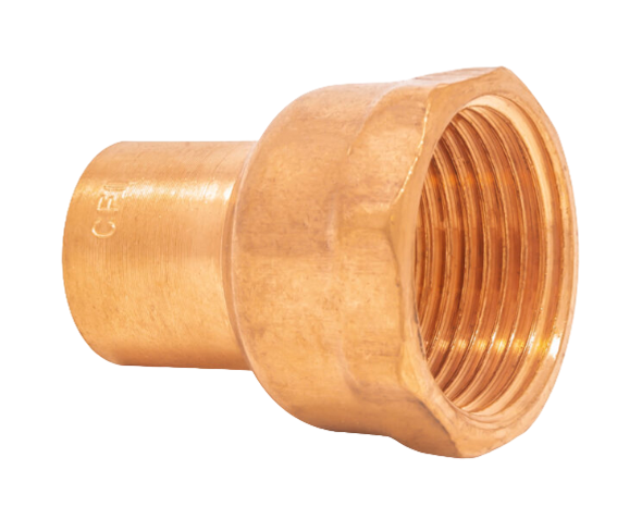 Copper Pressure Reducing Female Adapter