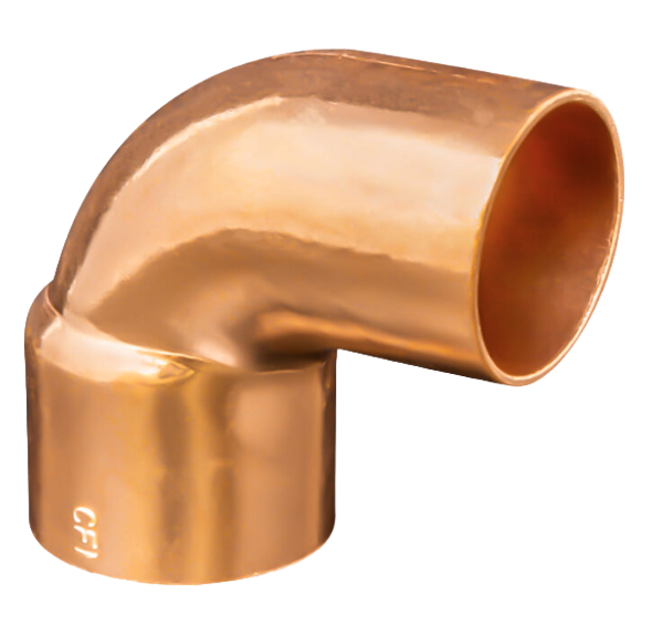 Copper Pressure Street 90° Elbow