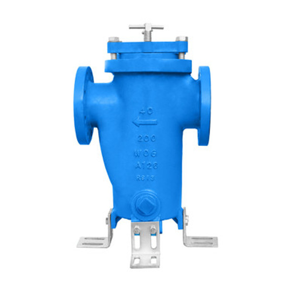 BS 25F-CI Flanged (Flat Face) Cast Iron Simplex Basket Strainer - ASME Class 125 BS 25F-CI Flanged (Flat Face) Cast Iron Simplex Basket Strainer - ASME Class 125