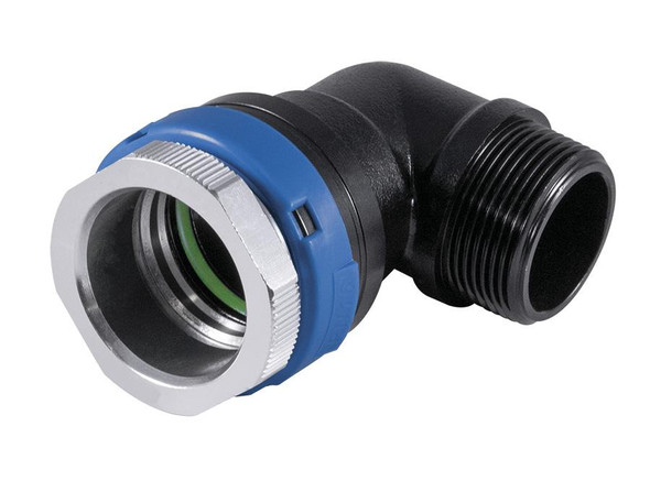 2-1/2" (63mm) x 90° Elbow with 2" MNPT