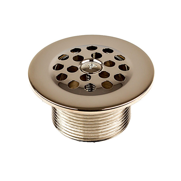 1-1/2" Gerber Style Bath Drain w/ Strainer- PVD Polished Nickel