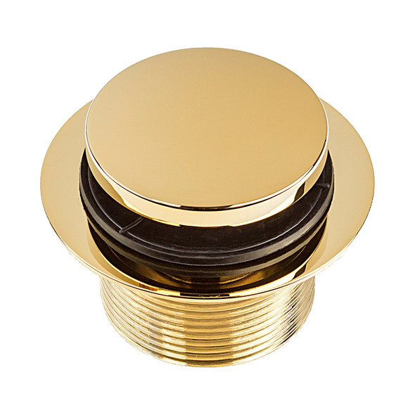 1-1/2" Toe Touch Bath Drain w/ 3/8" Stem- PVD Polished Brass