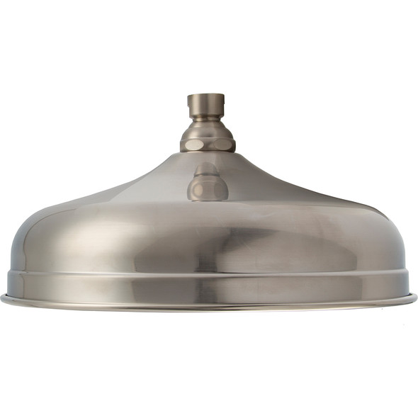 8" Rain Style Dome Showerhead - PVD Stainless Steel