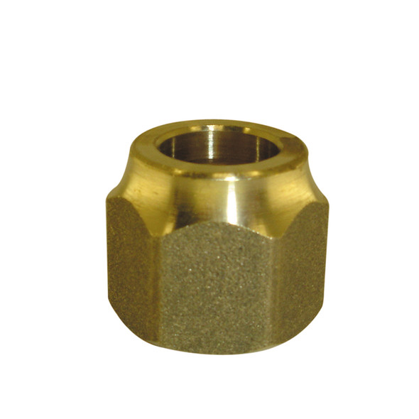 5/8" Flare Brass Forged Short Nut
