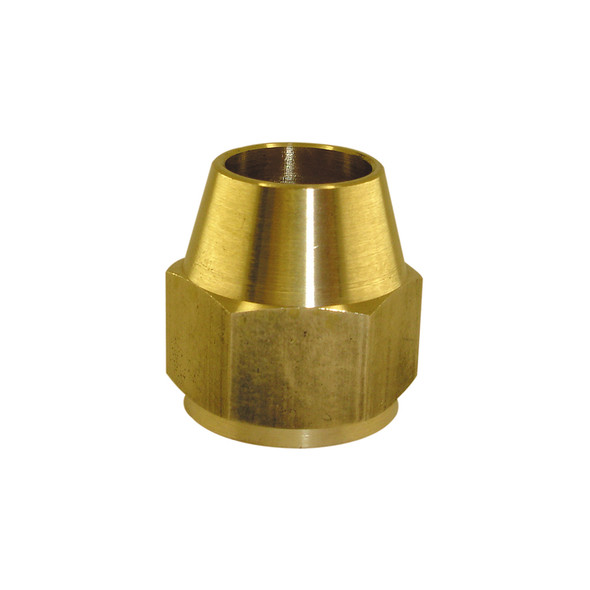 1/2" Flare Brass Short Nut (style 41S)
