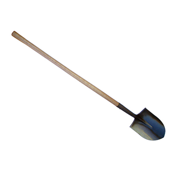 Round Point Shovel w/ 48" Premium Wood Handle