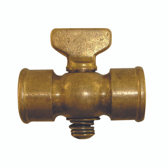 1/4" FPT Air Cock Tee Handle w/ Round Shoulder