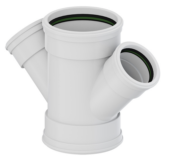 SDR 35 Gasketed Double Wye GxGxGxG