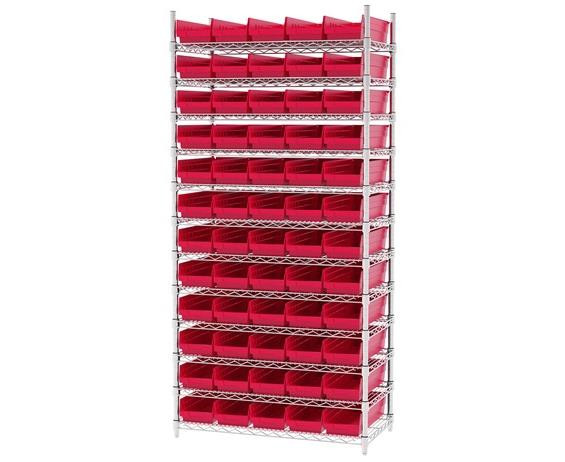 SHELF BIN WIRE SYSTEMS - HAWS183630138-R