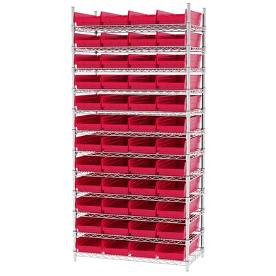 SHELF BIN WIRE SYSTEMS - HAWS183630158-R