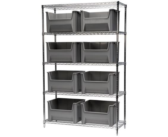 STAK-N-STORE WIRE SYSTEMS - HAWS184813017-GRY