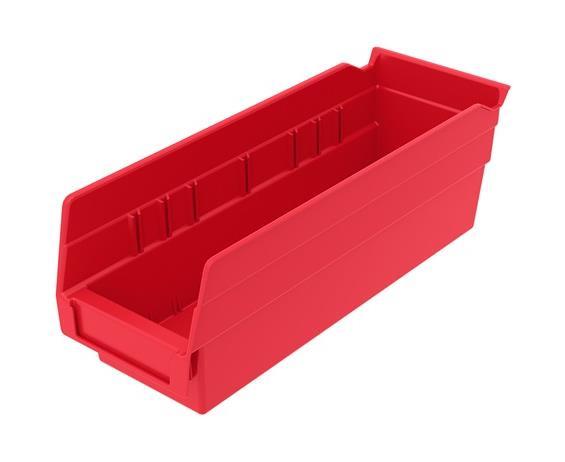 POLYPROPYLENE SHELF BINS - H30120-RD