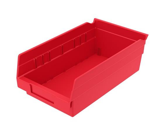 POLYPROPYLENE SHELF BINS - H30130-RD