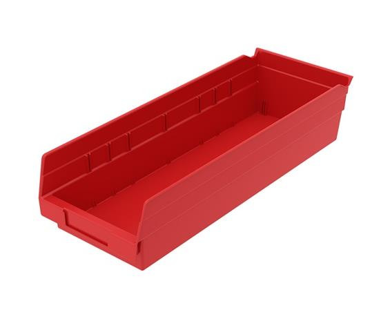 POLYPROPYLENE SHELF BINS - H30098-RD