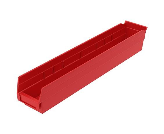 POLYPROPYLENE SHELF BINS - H30124-RD
