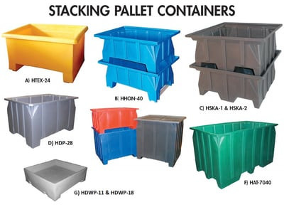 STACKING PALLET CONTAINERS - HDWP-11
