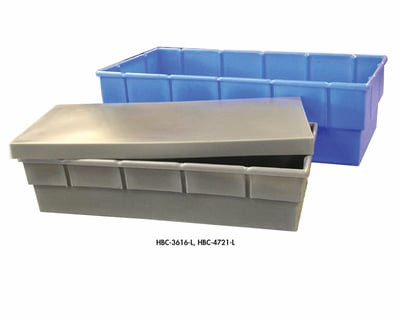 HEAVY-DUTY MOLDED PLASTIC CONTAINERS - HBC-4721-L