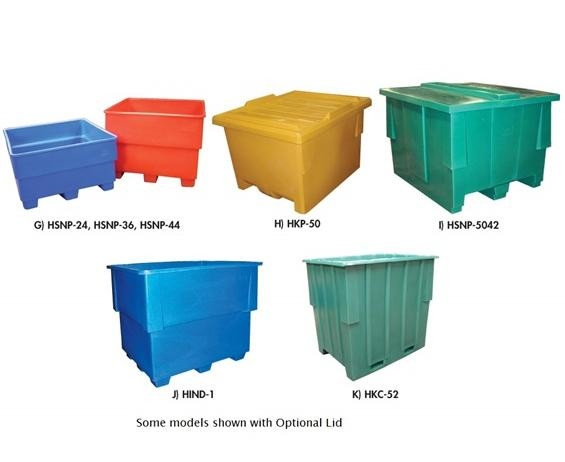 HINGED LIDS FOR NESTABLE TILT TRUCKS & SELF-DUMPING HOPPERS - H1.1 LID-WH