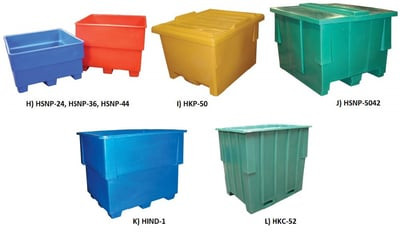 NESTING PALLET CONTAINERS - HSNP-44