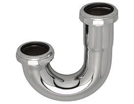 J-bend 1-1/2" Chrome 20ga