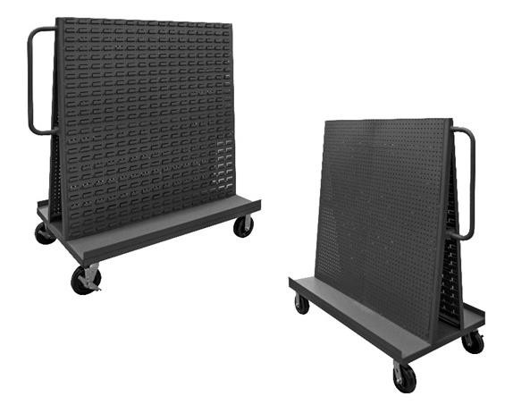 LOUVERED PANEL & PEGBOARD A-FRAME TRUCKS - HAF-3048-PBLP-95