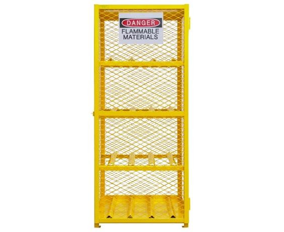 GAS CYLINDER STORAGE CABINETS - HEGCC8-50
