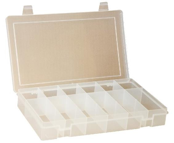 PLASTIC BOXES FOR STEEL BOX RACKS - HSPOS12-Clear