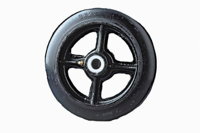 RUBBER MOLD-ON / CAST IRON WHEELS - HE-526-RC