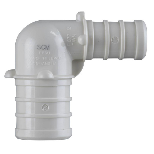Elbow 3/4" X 1/2" Pex 90 Degree Polymer