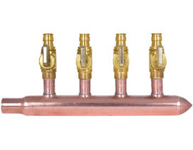 Mnfld 1l X 3/4" Ms X Clsd W/4" 1/2" Vlv F1960
