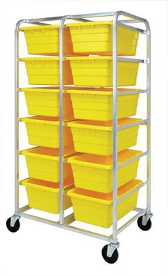 MOBILE TUB RACKS - HTR12-2516-8-Y