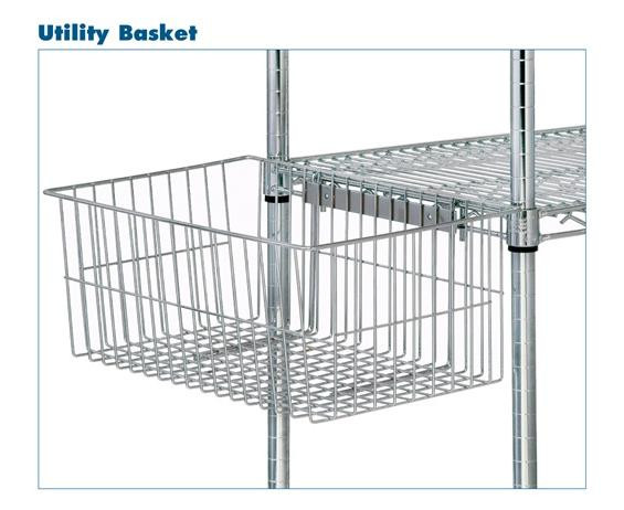 CHROME WIRE SHELVING UNIT ACCESSORIES - HUB10