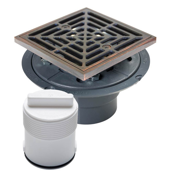 Drain & Plug Shwr Pan Pvc Ob R&s Rd