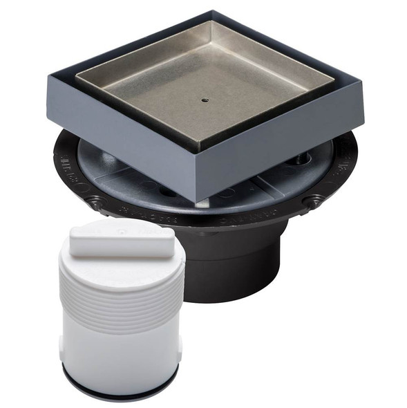 Tile Drain 5 & Plug Shower Pan Pvc 2in