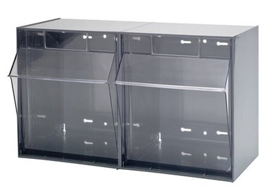 CLEAR TIP OUT BINS - HQTB302-GY
