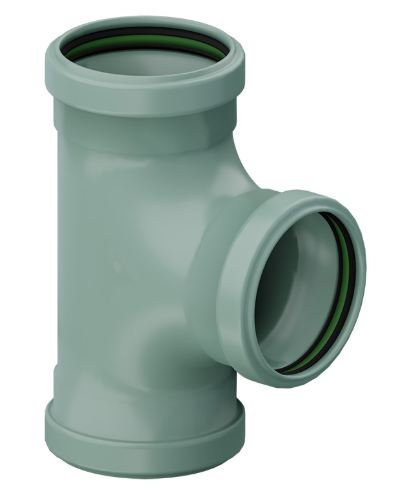 SDR 26 Gasketed Two Way Cleanout Tee GxGxG