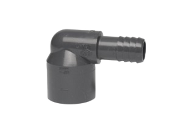 PVC Insert Combination Reducing 90 Degree Elbow (Insert x Socket)