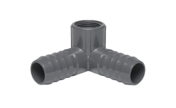 PVC Insert Side Outlet 90 Elbow (Insert x Insert x FIPT)
