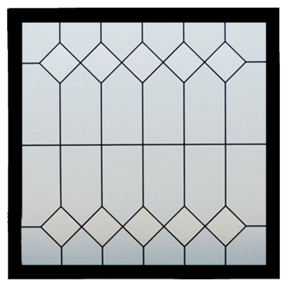 Mission Decorative Glass Window